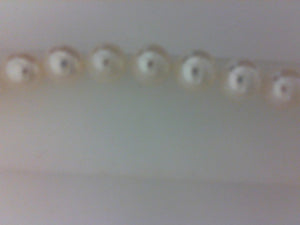 FW 18" 8.5X8MM WH PEARL NECKLACE