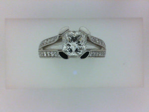 14KT WG  40 RD DIA .41CTTW MTG  SET WITH 190-3552