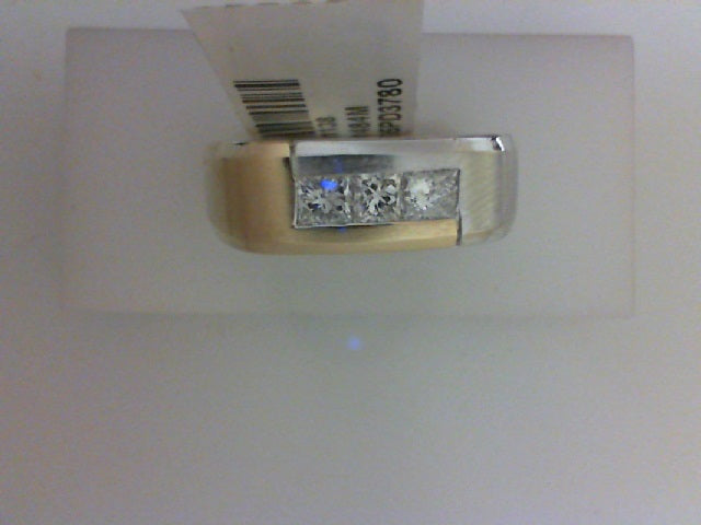 14KT WG/YG .72CTTW 3 PC DIA BAND