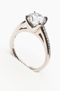 14KT YG SEMI DIA .41CT TW 8PC 8.31GR