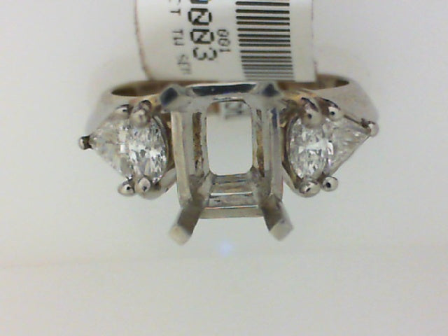 18KT WG .46CT TW SEMI MTG