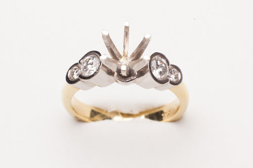 14KT TT .45CT TW SEMI MTG