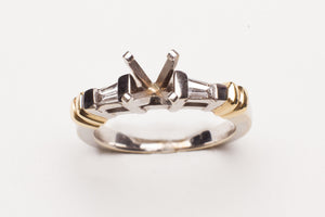 14KT TT .27CT TW SEMI MTG