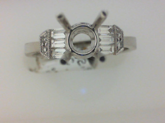 PLAT .25CT TW DIAMOND SEMI MTG