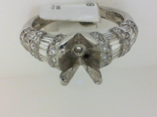 PLAT 1.30CT TW DIAMOND SEMI MTG