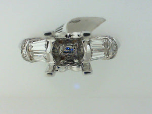 18KT WG .66CTTW RD DIA W BAG SEMI MTG