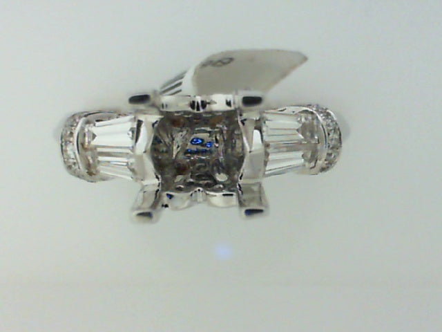18KT WG .66CTTW RD DIA W BAG SEMI MTG