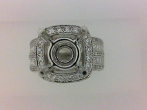 18KT WG 1.17TW 172 RD DIA/.79TW 24 PRINCESS CUT DIAMONDS