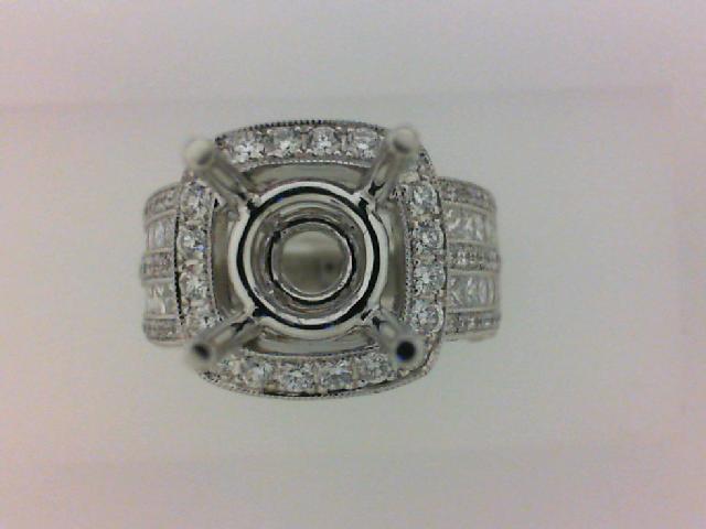 18KT WG 1.17TW 172 RD DIA/.79TW 24 PRINCESS CUT DIAMONDS