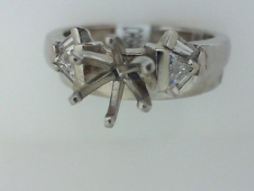 PLAT .39CT TW SEMI MTG SET