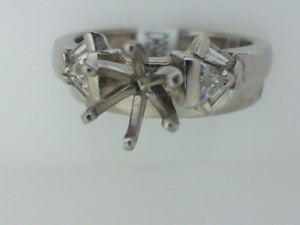 PLAT .39CT TW SEMI MTG SET