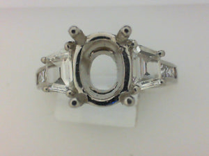 PLAT .87CT TW DIAMOND SEMI MTG