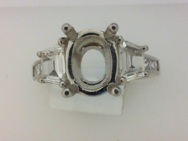 PLAT .87CT TW DIAMOND SEMI MTG
