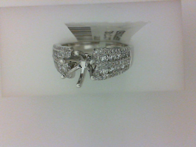 18KT WG .75CTTW 94RD DIA SEMI MTG 1.00CT HEAD