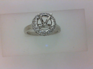 14KT WG .34CTTW RD DIA HALO EMI MTG