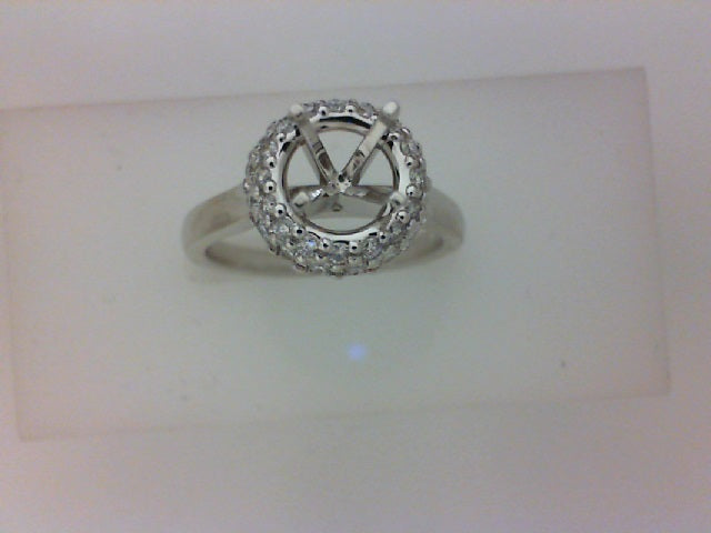 14KT WG .34CTTW RD DIA HALO EMI MTG