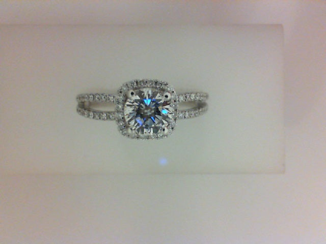 14KT WG LUMINAIRE MTG .33CTTW CZ CENTER