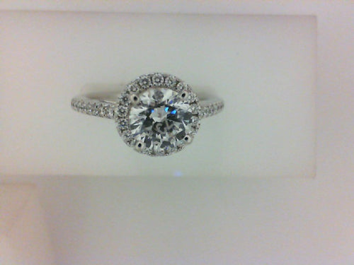 14KT WG LUMINAIRE MTG .29CTTW RD DIA