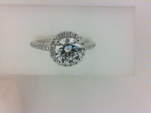 14KT WG LUMINAIRE MTG .29CTTW RD DIA