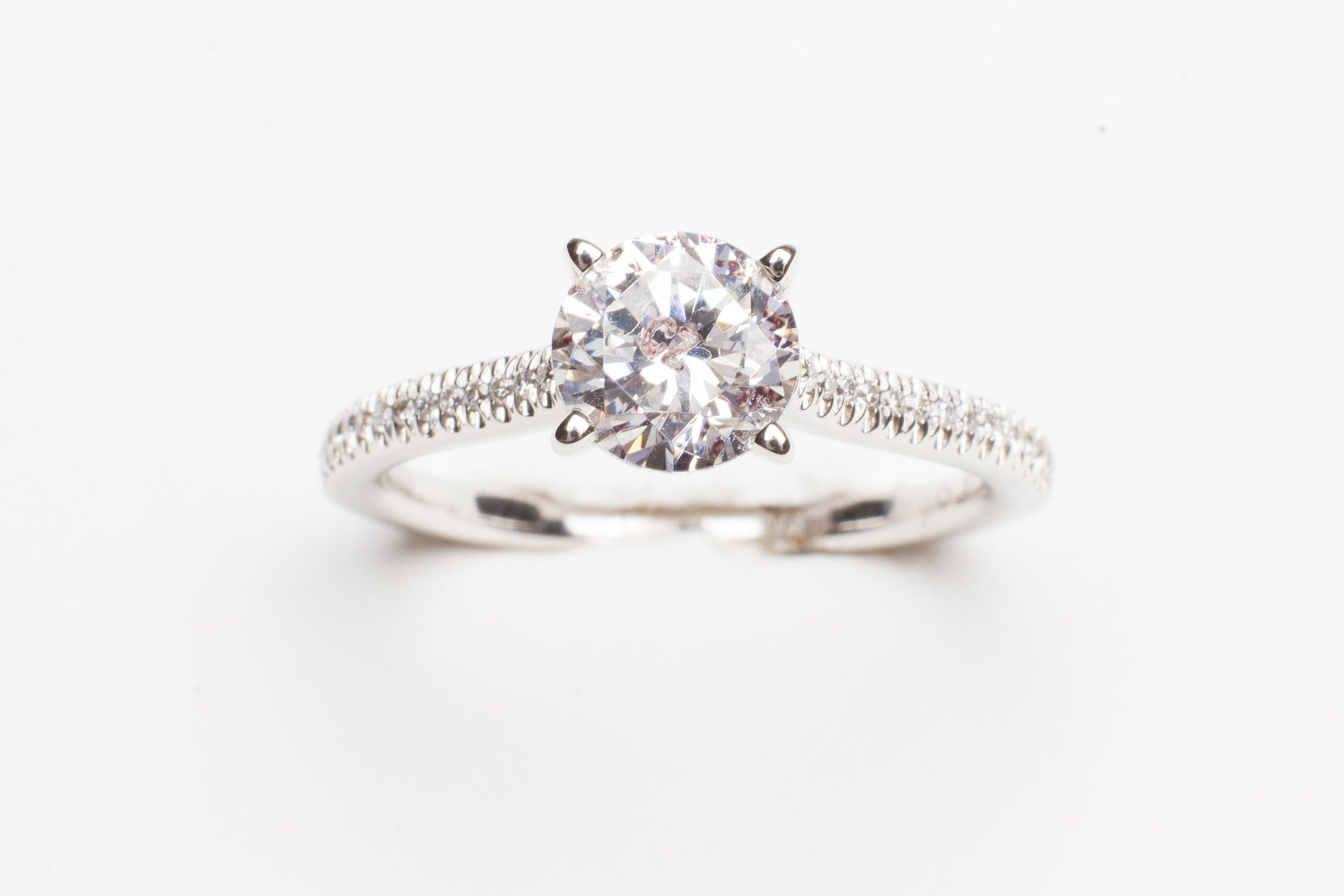14KT WG WHITE PASSION MTG .09CTTW W CZ CENTER