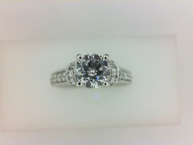 14KT WQG .57CTTW EMBRACE MTG  W MILGRAIN