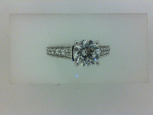 14KT .64CTTW TRELLIS MTG W CZ CENTER