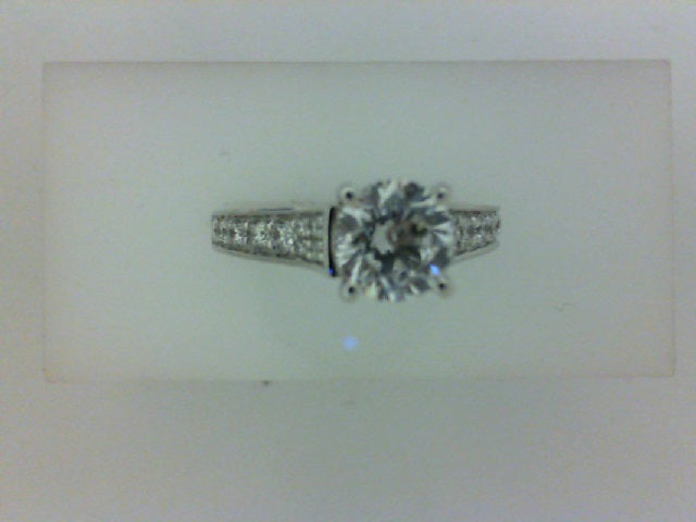 14KT .64CTTW TRELLIS MTG W CZ CENTER