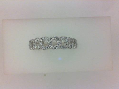 14KT WG .21CTTW OPEN DIAMOND BAND