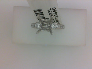 18KT WG .27CTTW 2 RD DIA / .67CTTW 56 RD DIA SEMI