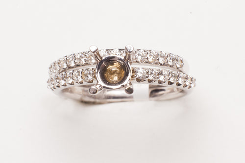 18KT .50CTTW 30RD DIA WEDDING SET