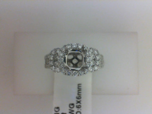 18KT  WG 1.19CTTW 94 RD DIA SEMI