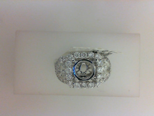 18K WG .82CTTW 82 RD DIA WE .57CTTW 2 1/2 MOON DIA MTG