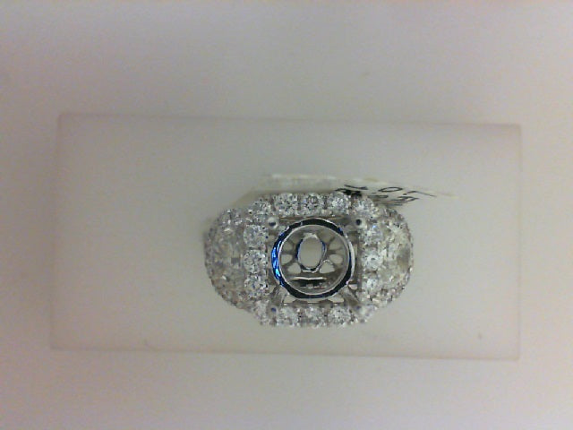 18K WG .82CTTW 82 RD DIA WE .57CTTW 2 1/2 MOON DIA MTG