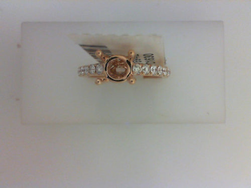 18KT RG .48CT TW 16 RD DIA MTG