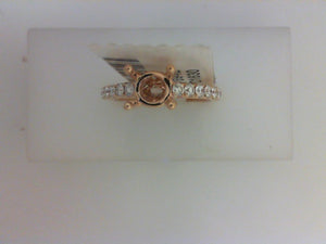 18KT RG .48CT TW 16 RD DIA MTG