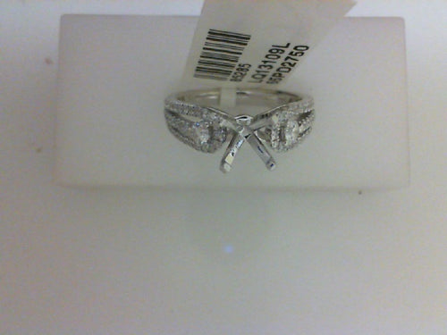 18KT WG .60CTTW 86 RD DIA  SEMI