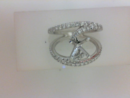 14KT .68CTTW  DIA SEMI MTG