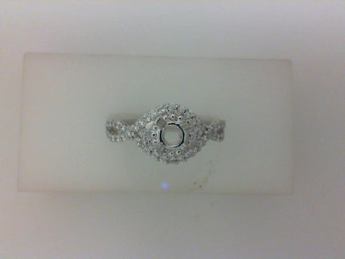 14KT WG .43CTTW RD DIA SEMI MTG SET WITH 190-2978