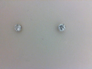 .41CTW (B) RD 14WG SI3-I1 G-I DIA 4 PRONG EARRING