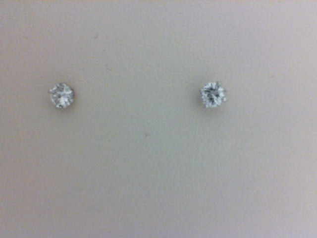 .41CTW (B) RD 14WG SI3-I1 G-I DIA 4 PRONG EARRING