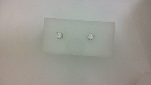 .50CTW (A) 3 PRONG 14WG RD DIA STUD EARRING