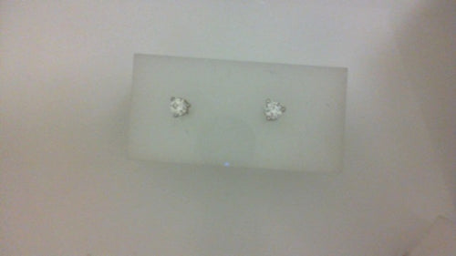 .50CTW (A) 3 PRONG 14WG RD DIA STUD EARRING