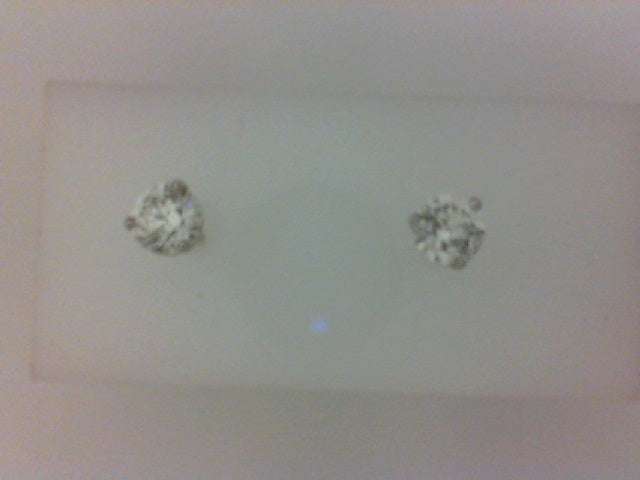 1.41CTW (B)  H I1 3 PRONG RD DIA STUD EARRING