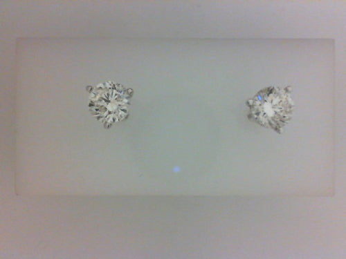 2.00ctw (B) dia stud SI2 I1  14kt wg