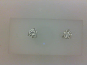 14KT WG 1.40CTW (B) RD DIA 3 PRONG STUD EARRINGS



NO BACKS