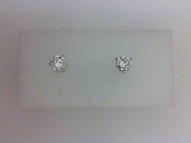 ..93CTW 14WG (A)  RD DIA 3 PRONG STUD EARRINGS 





NO BACKS
