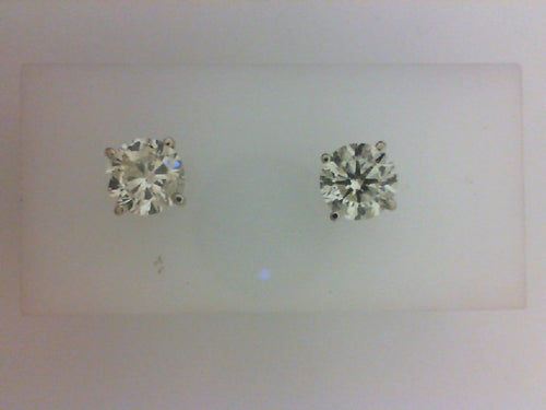 3.02CTTW K SI3 RD DIA EARRINGS WITH SCREW BACKS