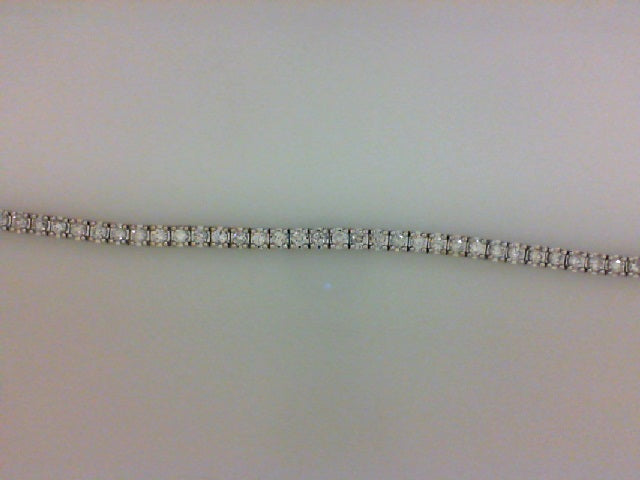 14K WG 3.47CTTW 53 RD DIA TENNIS BRAC