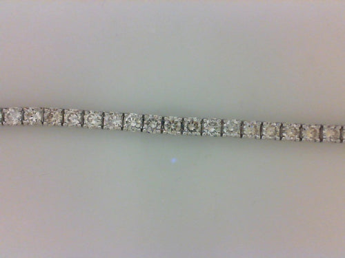 14KT WG 43 RD DIA 8.04CTTW DIA TENNIS BRACELET