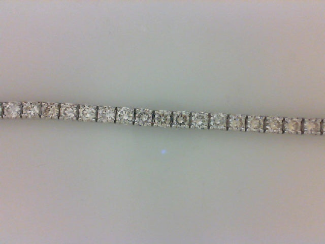 14KT WG 43 RD DIA 8.04CTTW DIA TENNIS BRACELET